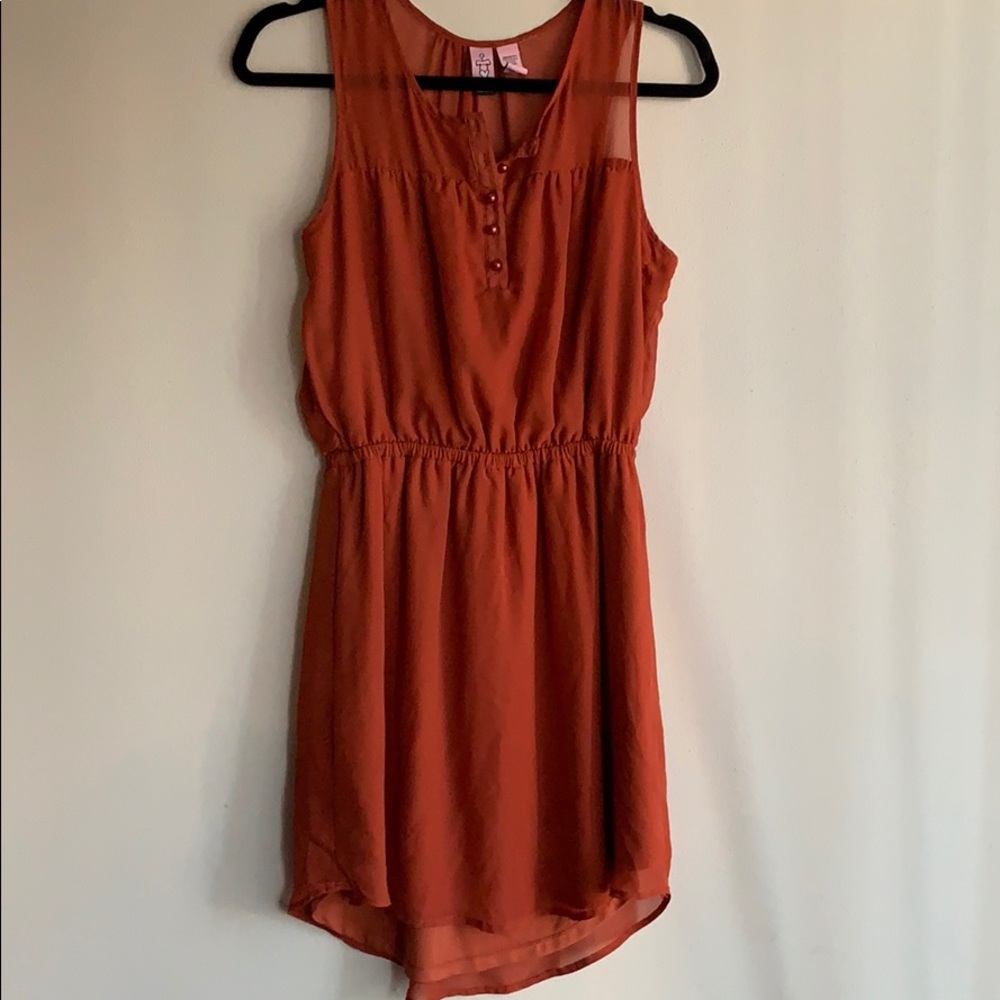 Rust colored dress